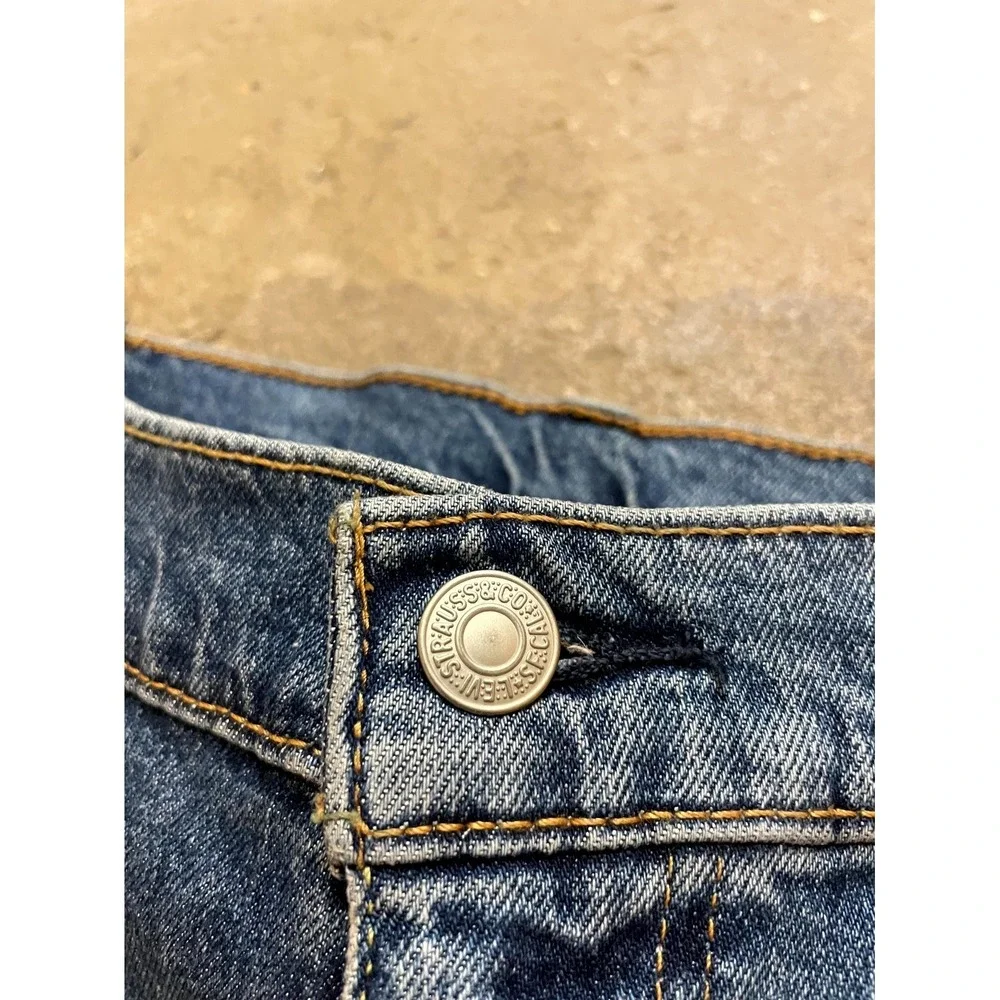 Levi's 512 Slim Taper Fit Jeans Mens 38x34 Blue Denim‎ Cotton Stretch High Rise